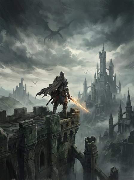 Dark fantasy game cover