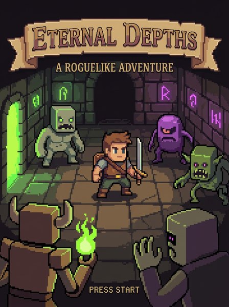 Roguelike adventure game cover